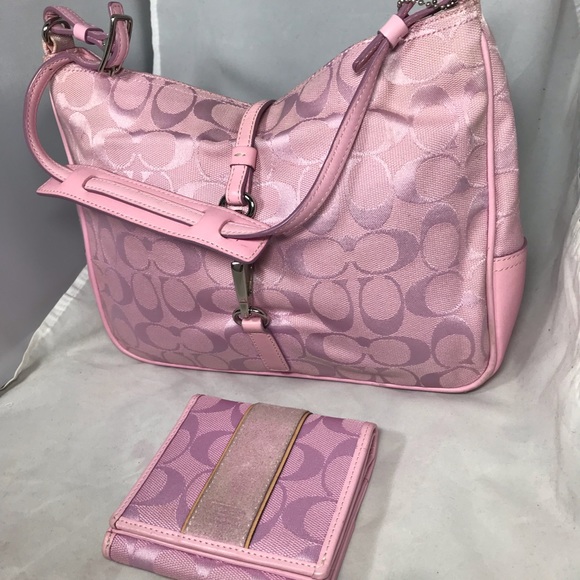 Coach Handbags - Coach Lilac J05K-6091 Purse Wallet Bundle